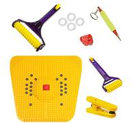 Acupro Health Care System Acs Acu Magnetic Foot Mat-Pyramidal + Thumb Jimmy-General + Powe Roll Handle + Sujok Super Jimmy-Keyring + Power Clip-Finger + 4 Sujok Finger Rings Multi Colour