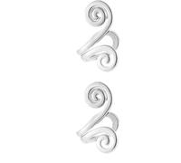 Acupuncture Earring, Acupressure Slimming Earrings, Acupressure Earrings for Women, Non Pierced Ears Earrings, Non Pierced Ears Earrings for Acupressure, Ear Buzzing Relief (Silver)