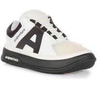 Acupuncture Mr Blunder Lace Up Nubuck Neoprene Trainers (White Black, UK 5.5)