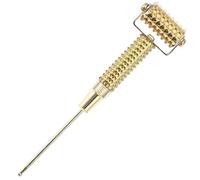Acupuncture Needle Gold Copper Ear Detecting Massage Pen with Small Detecting Head, Flexible Multi-Functional Acupuncture Roller for Clinic and Household Needle