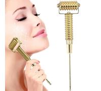 Acupuncture Pen,Acupuncture Needle Gold Copper Ear Detecting Massage Pen with Small Detecting Head, Flexible Multi-Functional Acupuncture Roller for Clinic and Household