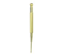 Acupuncture Pen - Brass Face Reflex Zone Message | Portable Acupuncture Stick, Manual Acupressure Pen for Face Ear Body Massage, Relaxing Full Body Reflexology Massage for Daily Skin