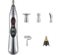 Acupuncture Pen,Electronic Acupuncture Pen, 5 in 1 Electronic Massage Pen, Pain-Free Acupuncture Energy Pen, 9 Intensity USB Rechargeable for Pain Relief Vibrating Pen