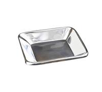 Acupuncture Surgical Dental Accessories Stainless Steel Trays Square, Long Trays with Lid Trays (Square Tray 10x10)