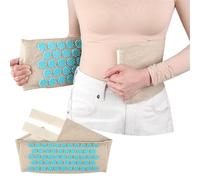 Acupuncture Waist Massage Belt, 1 Pack Adjustable Waist Acupuncture Wrap with Bulit-in Foam, Cotton Fabric Acupressure Tool for Lower Back Pain Relief & Relaxation