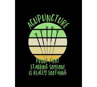 Acupuncturist Gift Acupuncture Proof That Stabbing Someone is Really Soothing Pink Heart Pink Heart Notebook: 8.5X11" Notebook with 100 pages