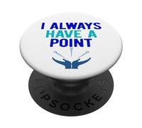 Acupuncturist I Always Have a Point Acupuncture PopSockets Adhesive PopGrip