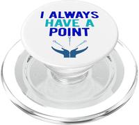 Acupuncturist I Always Have a Point Acupuncture PopSockets PopGrip for MagSafe