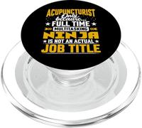 Acupuncturist Job Title - Funny Acupuncture Specialist PopSockets PopGrip for MagSafe