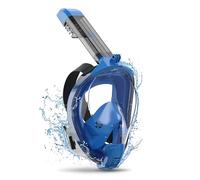 ACURE Full Face Snorkel Mask for Adult, SN04 Snorkeling Mask with Detachable Camera Mount, Dual Anti-Fog Design & Upgraded Breathing System & Anti-leak & 180° Wide View for Adults Youth
