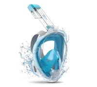 ACURE Full Face Snorkel Mask for Adult, SN04 Snorkeling Mask with Detachable Camera Mount, Dual Anti-Fog Design & Upgraded Breathing System & Anti-leak & 180° Wide View for Adults Youth