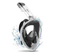 ACURE Full Face Snorkel Mask for Adult, SN04 Snorkeling Mask with Detachable Camera Mount, Dual Anti-Fog Design & Upgraded Breathing System & Anti-leak & 180° Wide View for Adults Youth