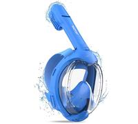 ACURE Kids Snorkel Mask Full Face SN03, Anti-Fog & Dry Top Snorkel Set, Snorkeling Gear with Easier Breathing System for 3-8 Years Old Swimming Beginners