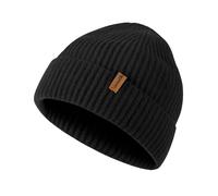 ACUSHLA 100% Merino Wool Beanie, Soft Thermal Knit Winter Hat Unisex, Black