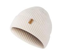 ACUSHLA 100% Merino Wool Cuff Beanie for Men & Women Knitted Winter Hat Unisex Watch Cap Skullie for Cold Weather (UK, Alpha, M, XL, White)