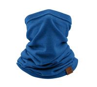 ACUSHLA 100% Merino Wool Neck Gaiter, Ski Mask Neck Warmer Unisex, Cyan