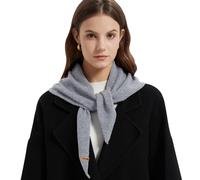 ACUSHLA 100% Merino Wool Triangle Scarf for Women Knitted Fashion Neckerchief Lightweight Soft Warm Neck Warmer