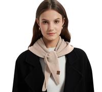 ACUSHLA 100% Merino Wool Triangle Scarf for Women Knitted Fashion Neckerchief Lightweight Soft Warm Neck Warmer