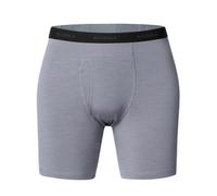 ACUSHLA Merino Wool Boxer Briefs for Men - Breathable Soft Odor Control Base Layer Underwear Long-leg and Trunk Underpants, Light Grey, XL