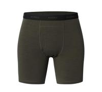 ACUSHLA Merino Wool Boxer Briefs for Men - Breathable Soft Odor Control Base Layer Underwear Long-leg and Trunk Underpants, Army Green, XL