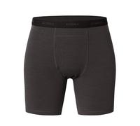 ACUSHLA Merino Wool Boxer Briefs for Men - Breathable Soft Odor Control Base Layer Underwear Long-leg and Trunk Underpants, Dark Grey, XXL