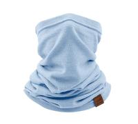 ACUSHLA Merino Wool Neck Gaiter, Ski Mask Neck Warmer Unisex, Light Blue