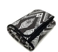 ACUSHLA Merino Wool Thorw Blanket - Warm, Thick, Washable, Large Throw - Great for Indoor Outdoor Camping 160 x 200 cm Bohemia Grey