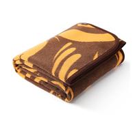 ACUSHLA Merino Wool Throw Blanket - Soft Large Warm Washable Living Blanket Bedspread for Bed Couch Car Picnic Travel Blanket All Season - (160 x 200cm|Rainforest Brown)