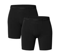 ACUSHLA Merino Wool Underwear for Men - Breathable Soft Odor Control Boxer Brief Base Layer Trunk Underpant Undies, Black/2pack, M