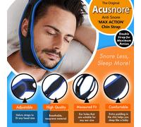 Acusnore Chin Strap MAX ACTION (Black,Red,Blue)