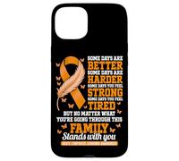 Acute Lymphatic Leukemia Awareness Support Family Case for iPhone 15 Plus