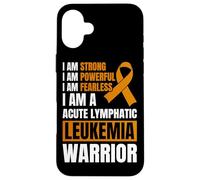 Acute lymphatic leukemia Warrior Case for iPhone 16 Plus