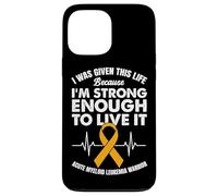 Acute myeloid leukemia Warrior Case for iPhone 13 Pro Max