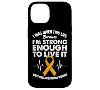 Acute myeloid leukemia Warrior Case for iPhone 14