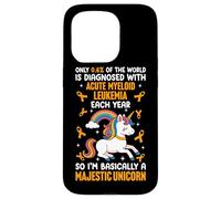 Acute myeloid leukemia Warrior Case for iPhone 15 Pro