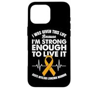 Acute myeloid leukemia Warrior Case for iPhone 16 Pro Max