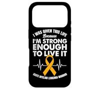 Acute myeloid leukemia Warrior Case for iPhone 17 Pro