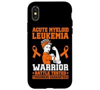 Acute myeloid leukemia Warrior Case for iPhone X/XS