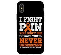 Acute myeloid leukemia Warrior Case for iPhone X/XS