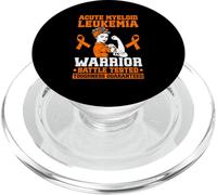 Acute myeloid leukemia Warrior PopSockets PopGrip for MagSafe