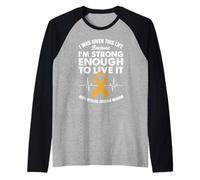 Acute myeloid Leukemia Warrior Raglan Baseball Tee