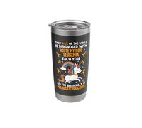 Acute myeloid Leukemia Warrior Stainless Steel Insulated Tumbler