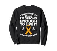 Acute myeloid leukemia Warrior Sweatshirt