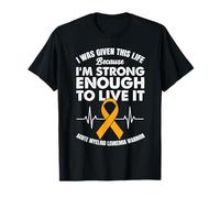 Acute myeloid Leukemia Warrior T-Shirt