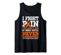 Acute myeloid Leukemia Warrior Tank Top