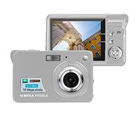 Acuvar 18MP Megapixel Digital Camera with 2.7" LCD Screen, Rechargeable Battery, HD Photo and Video for Indoor, Outdoor Photography for Adults, Kids (Silver)