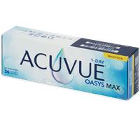 Acuvue Oasys Max 1-Day Multifocal (30 lenses) Stärke: +4.00, BC: 8.40, DIA: 14.30, Add power: +1.25 LOW +4.00 8.40 14.30