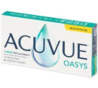 Acuvue Oasys Multifocal (6 lenses) Stärke: +1.00, BC: 8.40, DIA: 14.30, Add power: High (+2.00D - +2.50D) +1.00 8.40 14.30