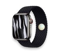 AcuWatch Acupressure Watchband - Motion Sickness, Nausea Relief, and Sleep Support - Compatible with Apple iWatch Bands - Black, Solo Loop, Nylon (Medium 38/41mm)