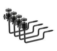 Acuxiaza Pack of 4 Wildlife Camera Mounts, 360° Adjustable Wildlife Camera Tree Screw Mount with 1/4 Inch - 20 Screw, Tree Mount for Solar Panel, Hunting and Surveillance Camera
